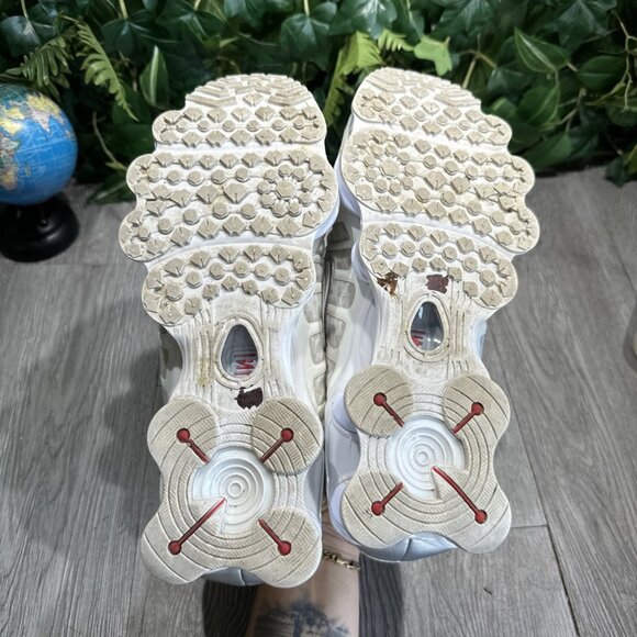 Nike Shox TL Shoes Mens Size 10.5 Running White Metallic Silver AV3595-100 - Picture 7 of 11